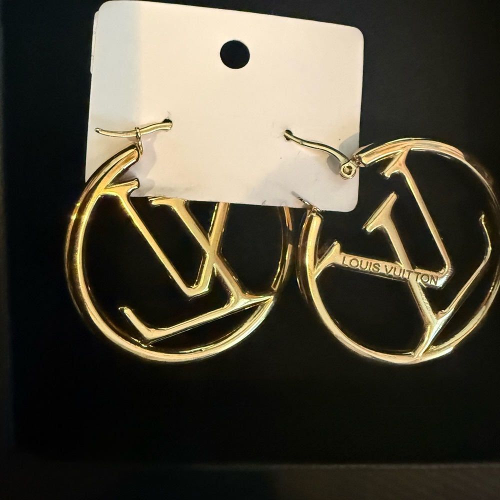 Elegant design inspired Gold Hoop Earrings